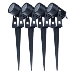 4/10pcs 1W 3W LED Garden Lanterns Waterproof Spike Lawn Lamp Outdoor Lighting Led Light Garden Path Spotlights AC110 220V DC12V