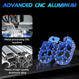 Motorcycle CNC Foot Pegs Rests Footpegs Footrests For Yamaha YZ65 YZ85 YZ125 YZ250 YZ 65 85 125 250 250F 125X 450F WR 250F 450F