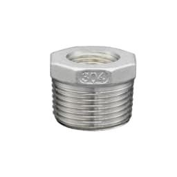 1/8" 1/4" 3/8" 1/2" 3/4" 1" - 2" NPT Male To Female Thread 304 Stainless Steel Reducer Bushing Reducing Pipe Fitting Connector