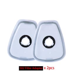 2pcs/Pack 502 Filter Adapter Fit For 2091/7093 Particulate Filter For 6200/7502/6800/5000 Series Gas Respirator Mask Accessories