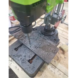 Allsome 6-Speed Drill Press Machine BG-5157 1200W Benchtop Drill Press for Home Workshop, Wood & Metal Drilling