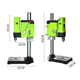 Allsome 6-Speed Drill Press Machine BG-5157 1200W Benchtop Drill Press for Home Workshop, Wood & Metal Drilling