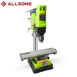 Allsome 6-Speed Drill Press Machine BG-5157 1200W Benchtop Drill Press for Home Workshop, Wood & Metal Drilling