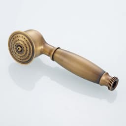 Antique Brass Shower Head Bathroom Hand Shower Head 1.5m Shower Hose