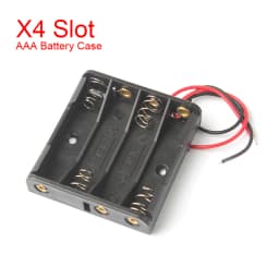 New AAA Power Bank Cases 1X 2X 3X 4X AAA Battery Holder Storage Box Case 1 2 3 4 Slot AAA Batteries Container With Wire Lead