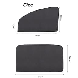 Magnetic Car Sun Shade UV Protection Car Curtain Car Window Sunshade Side Window Mesh Sun Visor Summer Protection Window Film