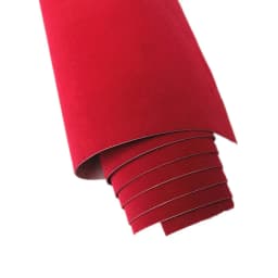 50*200cm Premium Quality Velvet Suede Fabric Vinyl Car Wrap Sticker Black Red Self Adhesive Velvet Cloth Film For Car Styling