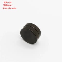 1Pair Anime Character Geto Suguru Cosplay Earrings Ear Clips Black Stud Earrings Men Anime Cos Props