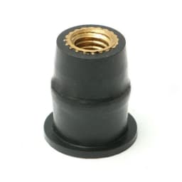10pcs Motorcycle Windshield Rubber Nuts M5 Vibration Damper Panel Mount Accessory Bolt Screws Fastener For Yamaha Honda