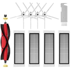 For XiaoMi Roborock S5 Max S6 MaxV S6 Pure Vacuum Spare Parts Water Tank Dust Box HEPA Filter Main Brush Mop Cloth Side Brush