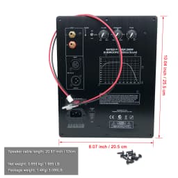 2025NEW HIFI Heavy Duty Digital Active Subwoofer Amplifier Board Mono 200W Pure Bass Amplifier Board Home Theatre Audio 110/220V
