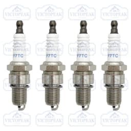 4 Pcs Spark Plugs F7TC for Machinery 4 Stroke Engine GX120 GX160 GX200 GX240 GX270 GX340 GX390