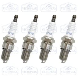 4 Pcs Spark Plugs F7TC for Machinery 4 Stroke Engine GX120 GX160 GX200 GX240 GX270 GX340 GX390