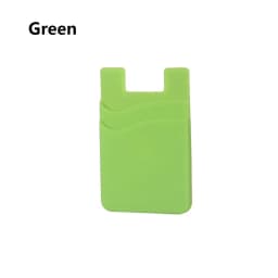 Hot Sale Phone Card Holder Silicone Mobile Phone Back Card Holder Elastic Wallet Stick On Adhesive Cash ID Soft