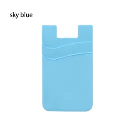 Hot Sale Phone Card Holder Silicone Mobile Phone Back Card Holder Elastic Wallet Stick On Adhesive Cash ID Soft