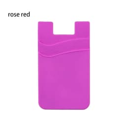 Hot Sale Phone Card Holder Silicone Mobile Phone Back Card Holder Elastic Wallet Stick On Adhesive Cash ID Soft