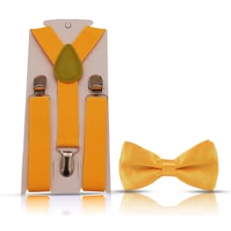 HUISHI Suspenders Kids Boy Girl Childrens Christmas Bow Tie Red Blue Suspenders Wedding Costume Adjustable Y-Back Black Braces