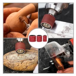 XCAN Abrasive Tool for Dremel Rotary Tool Sanding Grinding Drilling HSS Saw Blade Sanding Drum Woolen Polishing Wheel Wood Drill