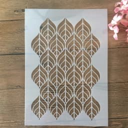 A4 29cm Grass Geometry DIY Layering Stencils Wall Painting Scrapbook Coloring Embossing Album Decorative Template