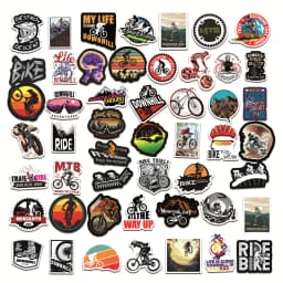 10/30/50/100PCS Mountain Bike MTB Graffiti Stickers Laptop Guitar Luggage Skateboard Car Waterproof Cool Sticker Decal Kids Toys