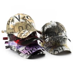 FS Winter Black Red Graffiti Print Baseball Caps For Men Cotton Women Trucker Hat Streetwear Hip Hop Cap Gorras Para Hombre 2026