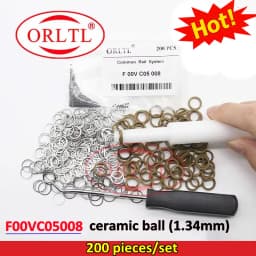200PCS F00VC05001+F00VC99002 Common Rail Nozzle Repair Kits Steel Ball seal rings F00VC05009 F00VC05008 F00RJ02177 For Bosch