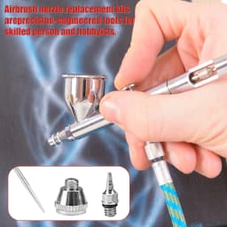 1/3pcs set 0.2/0.3/0.5mm Airbrush Nozzle Needle Airbrushes Spray Gun Spraying Paint Sprayer Replacement parts Tool Accessories