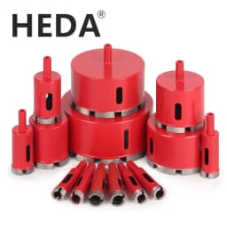 HEDA 1PC 6-120mm Marble Opener Diamond Core Bit Hole Saw Drill Bit Hole Opener for Marble Granite Brick Ceramic Concrete Drillin