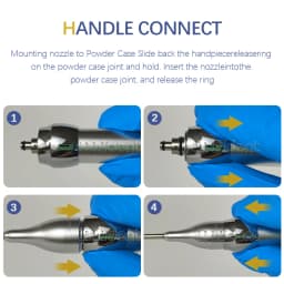 Dental Air Water Polisher Jet Air Flow Oral Hygiene Tooth Cleaning Prophy Polishing Tool Teeth Whitening Cleaning Gun Pen