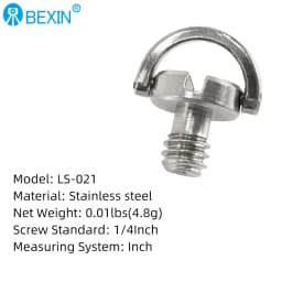 BEXIN Camera Screw Set 1/4 Inch Quick Release Plate Screw DSLR Accessoriet Tripod Mount Adapter for DSLR Camera Tripod