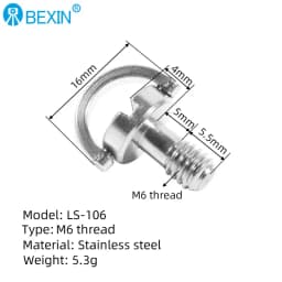 BEXIN Camera Screw Set 1/4 Inch Quick Release Plate Screw DSLR Accessoriet Tripod Mount Adapter for DSLR Camera Tripod