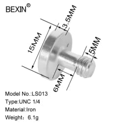 BEXIN Camera Screw Set 1/4 Inch Quick Release Plate Screw DSLR Accessoriet Tripod Mount Adapter for DSLR Camera Tripod