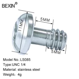 BEXIN Camera Screw Set 1/4 Inch Quick Release Plate Screw DSLR Accessoriet Tripod Mount Adapter for DSLR Camera Tripod