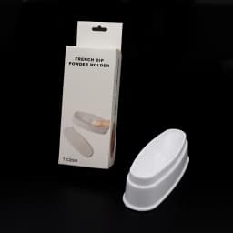 French Nail Dipping Powder Holder Mess-Free Nail Glitter Sequins Recycling Box Nail Art Tray Storage Container Manicure Tools