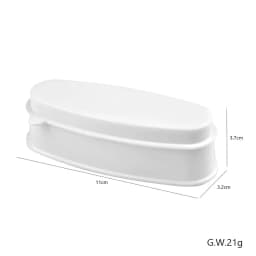 French Nail Dipping Powder Holder Mess-Free Nail Glitter Sequins Recycling Box Nail Art Tray Storage Container Manicure Tools