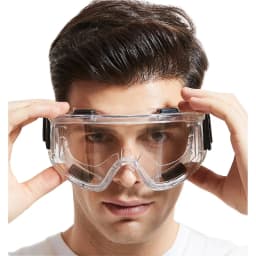 New Anti-Splash Safety Goggles Impact Resistant Windproof Anti-Dust Protective Glasses Wide View For Work DIY Daily Safety