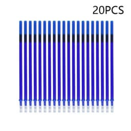 Magic Erasable Pen Refill Set 0.5mm Washable Handle Erasable Gel-Ink Pen Colored Ink Rods School Office Writing Stationery