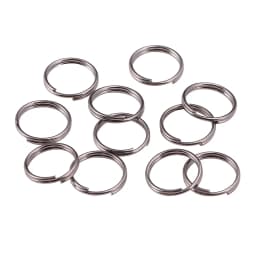 50-200pcs/lot Open Jump Rings 4 6 8 10 12 mm Double Loops Split Rings Necklace Bracelet Connectors For DIY Jewelry Making