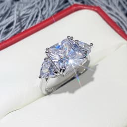 High Quality Big AAA Pink Yellow White Zircon Rings for Women Luxury Full CZ Wedding Rings Ladies Girls Party Jewelry Best Gifts