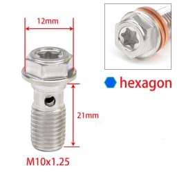 Universal Motorcycle Brake Caliper Banjo Bolt Bleed Screw Nipple 304 Stainless Steel For Honda Yamaha Kawasaki Suzuki Motocross