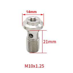 Universal Motorcycle Brake Caliper Banjo Bolt Bleed Screw Nipple 304 Stainless Steel For Honda Yamaha Kawasaki Suzuki Motocross