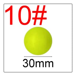 1#-10# EPS Float Ball Foam Ball Eye-catching Beans Modified Float Ball Float Spherical Buoy Fishing Gear Bright Colors