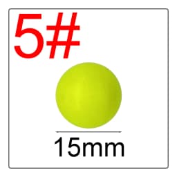 1#-10# EPS Float Ball Foam Ball Eye-catching Beans Modified Float Ball Float Spherical Buoy Fishing Gear Bright Colors