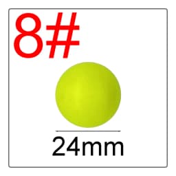 1#-10# EPS Float Ball Foam Ball Eye-catching Beans Modified Float Ball Float Spherical Buoy Fishing Gear Bright Colors