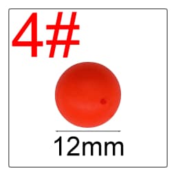 1#-10# EPS Float Ball Foam Ball Eye-catching Beans Modified Float Ball Float Spherical Buoy Fishing Gear Bright Colors