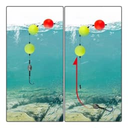 1#-10# EPS Float Ball Foam Ball Eye-catching Beans Modified Float Ball Float Spherical Buoy Fishing Gear Bright Colors