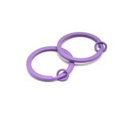 10-20pcs/Pack Colorful Key Ring Key Chain Accessories 30mm Round Split Keychain DIY Metal Key Holder Split Rings Wholesale