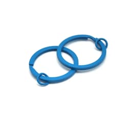 10-20pcs/Pack Colorful Key Ring Key Chain Accessories 30mm Round Split Keychain DIY Metal Key Holder Split Rings Wholesale
