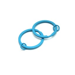 10-20pcs/Pack Colorful Key Ring Key Chain Accessories 30mm Round Split Keychain DIY Metal Key Holder Split Rings Wholesale