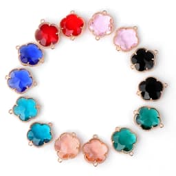 Wholesale 5pcs Various Polished Glass Crystal Pendants Charms For DIY Earrings Necklace Making Jewelry Supplies Accessories